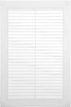 Vent Systems 6" x 10" White Plastic Soffit Vent Cover – Durable Flat by VentSystems