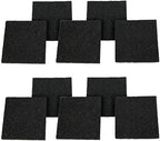 Eagles Square Compost Bin Filters, 4.7" x 4.7" x 0.4" Charcoal Filters by Eagles