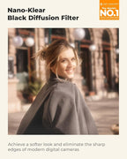 K&F CONCEPT 72mm Black Diffusion 1/2 Filter Mist Cinematic Effect Filter - Image 2