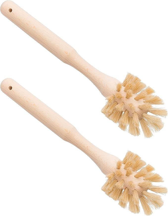 Redecker Bottle Brush Cleaner, Horsehair and Beechwood Handle by Redecker