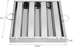 New Star Foodservice 54323 Stainless Steel Hood Filter - Image 2
