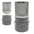 2" Stainless Steel Filter Cover Connected to 2 inch/DN50 Grey PVC Filter Water by AIMCOCO