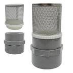 2" Stainless Steel Filter Cover Connected to 2 inch/DN50 Grey PVC Filter Water by AIMCOCO