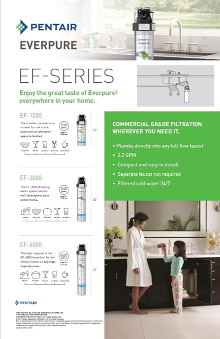 Pentair Everpure EF-1500 Quick-Change Filter Cartridge, NSF Certified to Reduce - Image 3