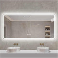 Smart Illuminated LED Bathroom Mirror，Bathroom Mirror by ZXCASDF