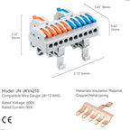 6pcs DIN Rail Terminal Blocks, DIY Splicing Wire Connectors - Image 5