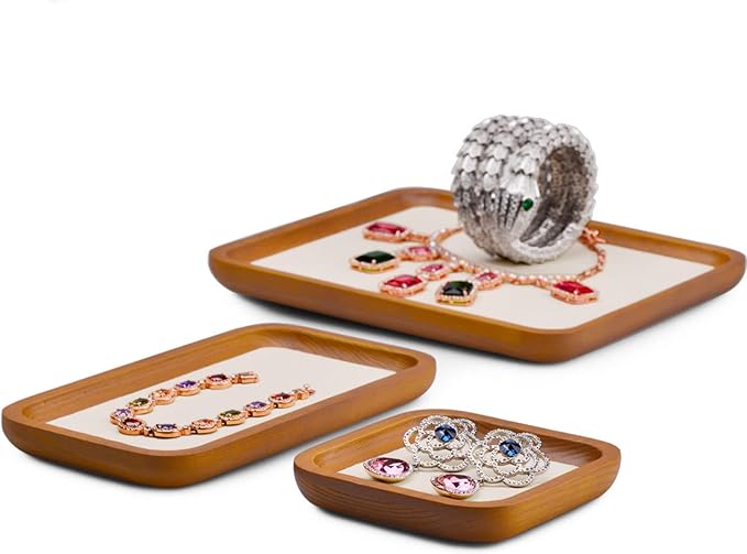 Solid Wood Jewelry Display Flat Tray - Image 6