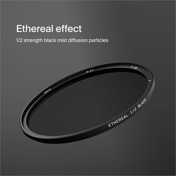 Urth 58mm Magnetic Ethereal Black Mist ½ Diffusion Lens Filter — Cinematic - Image 2