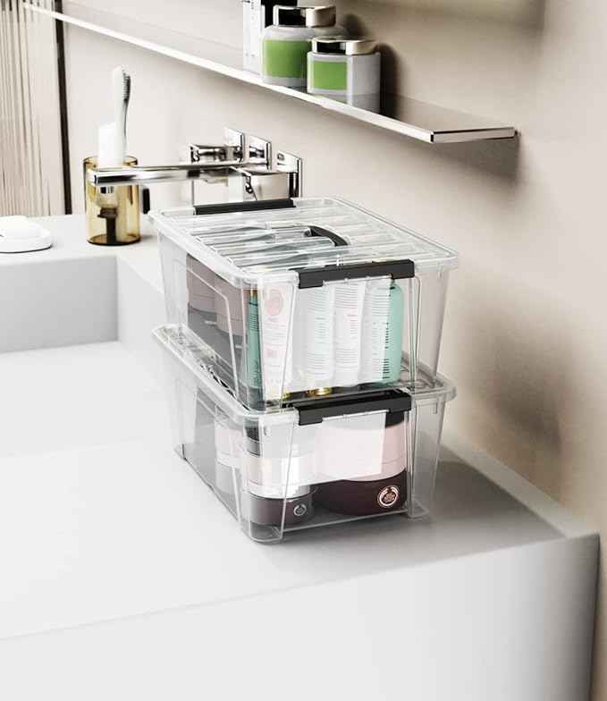 WYT Clear Storage Latch Bins