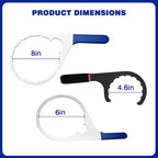 4.6/6/8-Inch Fuel Filter Wrench Set Compatible - Image 5