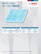 BOSCH 6021C HEPA Cabin Air Filter - Image 6