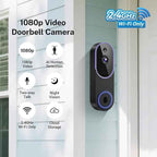 Smart 1080p Video Doorbell Camera