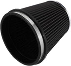 6" Inlet Cold Air Intake Filter Cone Replacement Performance Washable Clamp-On by MUGERACING