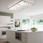 Fluorescent Light Covers for Ceiling Lights Spring Flowers Magnetic Light - Image 2