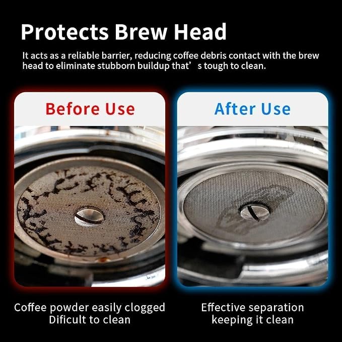 watchget 58.35mm Espresso Puck Screen Reusable Mesh Coffee Filter 0.7mm - Image 6