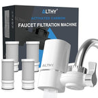 ALTHY Faucet Water Filter, BPA-Free Sink Tap Water Purifier, Certified Reduces by ALTHY