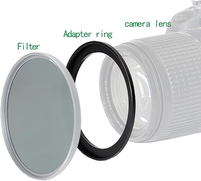 40.5mm to 52mm Step-Up Ring Filter Adapter - Image 4