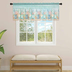 Summer Beach Sheer Valance Curtains - Image 4