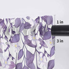 Eucalyptus Leaves Sheer Valance Curtains - Image 7