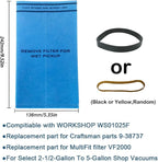 Smilefil 9 Pack Wet Dry Vacuum Filter Bags Compatible - Image 5