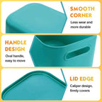 Hoolerry 8 Pieces Colorful Storage Bins