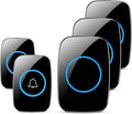 Wireless Doorbell, FullHouse Waterproof Door Bell Kit, Distinguish Front and