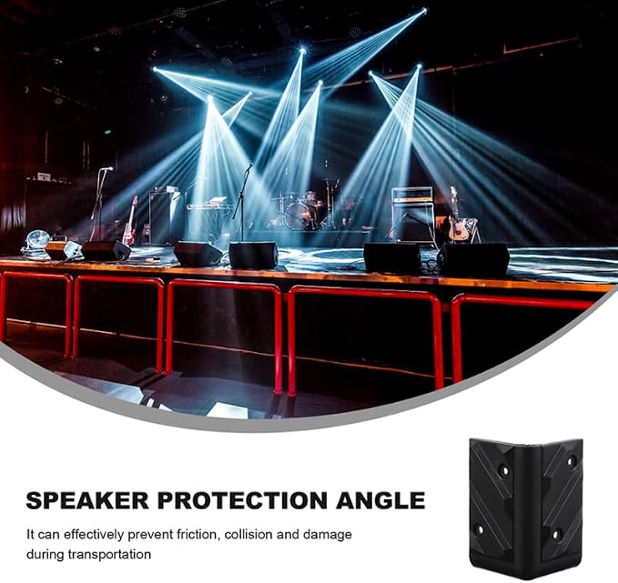 Gadpiparty Anti-Collision Speaker Corner Protectors 1.77 Inch Plastic Guards - Image 6