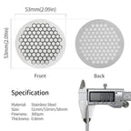 watchget 53mm Espresso Puck Screen Reusable Mesh Coffee Filter 0.8mm Thickness - Image 2