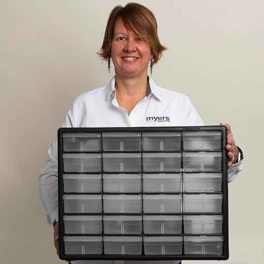 Akro-Mils 24-Drawer Plastic Drawer Storage Cabinet