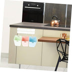 1set Wall-Mounted Sorting Trash Bin Space-Saving Recyclable Garbage Bins - Image 4