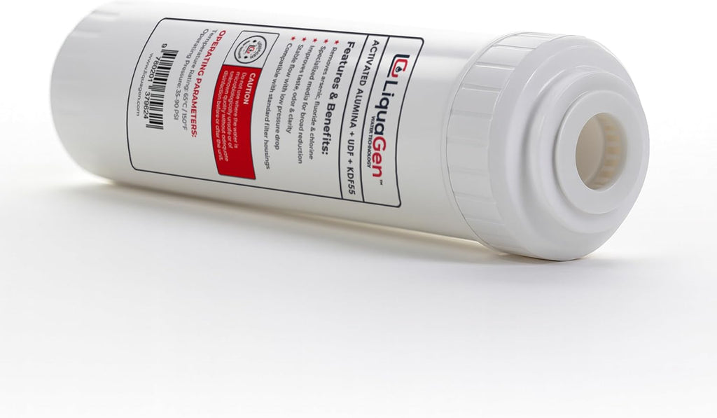 LiquaGen Activated Alumina + Carbon + KDF-55 Replacement Water Filter