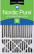 Nordic Pure 16x25x5 Honeywell Replacement Air Filters MERV 13 Plus Carbon 1 Pack by NordicPure