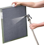 25x25x1 Electrostatic Washable Permanent A/C Furnace Air Filter - Reusable - Silver Frame - Field & Pure
