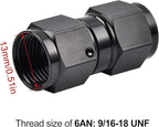 EVIL ENERGY 6AN Female to 6AN Female Straight Swivel Coupler Union Fitting - Image 3