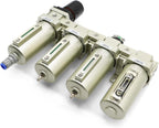 3/4" NPT Industrial Grade 4 Stage Gas Drying System Auto Drain