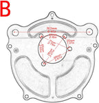 Air Filter Intake Cnc Cut Air Cleaner Venturi Motorcycle Chrome Kit