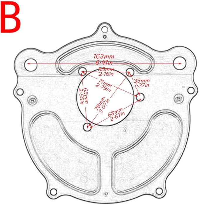 Harley Air Cleaner Turbine Intake Chrome Filter Kit Cnc Cut - Image 6