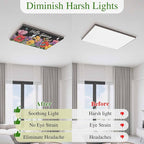 Fluorescent Light Covers for Ceiling Lights Hello Spring Magnetic Light Filters - Image 5