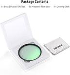 NEEWER 49mm Black Diffusion 1/4 Filter Dreamy Soft Cinematic Effect Filter - Image 8