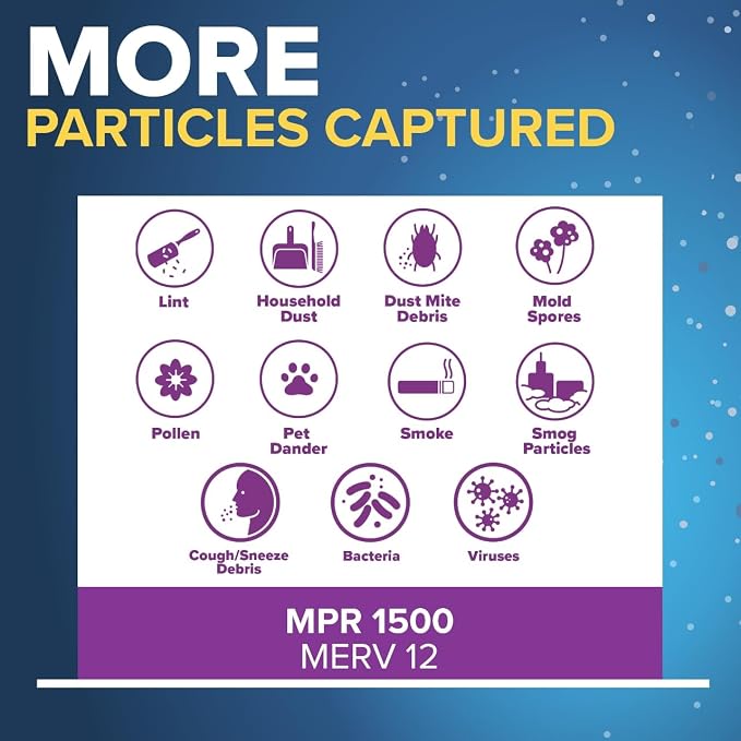 Filtrete 16x25x1 AC Furnace Air Filter, MERV 12, MPR 1500, CERTIFIED asthma & - Image 5