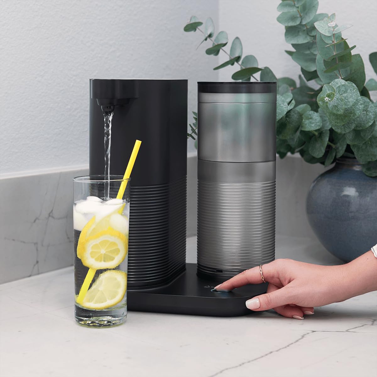 Aquasana Countertop Water Filter | Reduces Lead, PFAS & Microplastics
