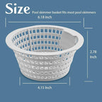 2-Pack Pool Skimmer Basket Replacement - Image 2