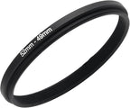 52mm to 49mm Step-up Adapter Rings Filter Adapter Black Metal Step Down Filter by Unknown