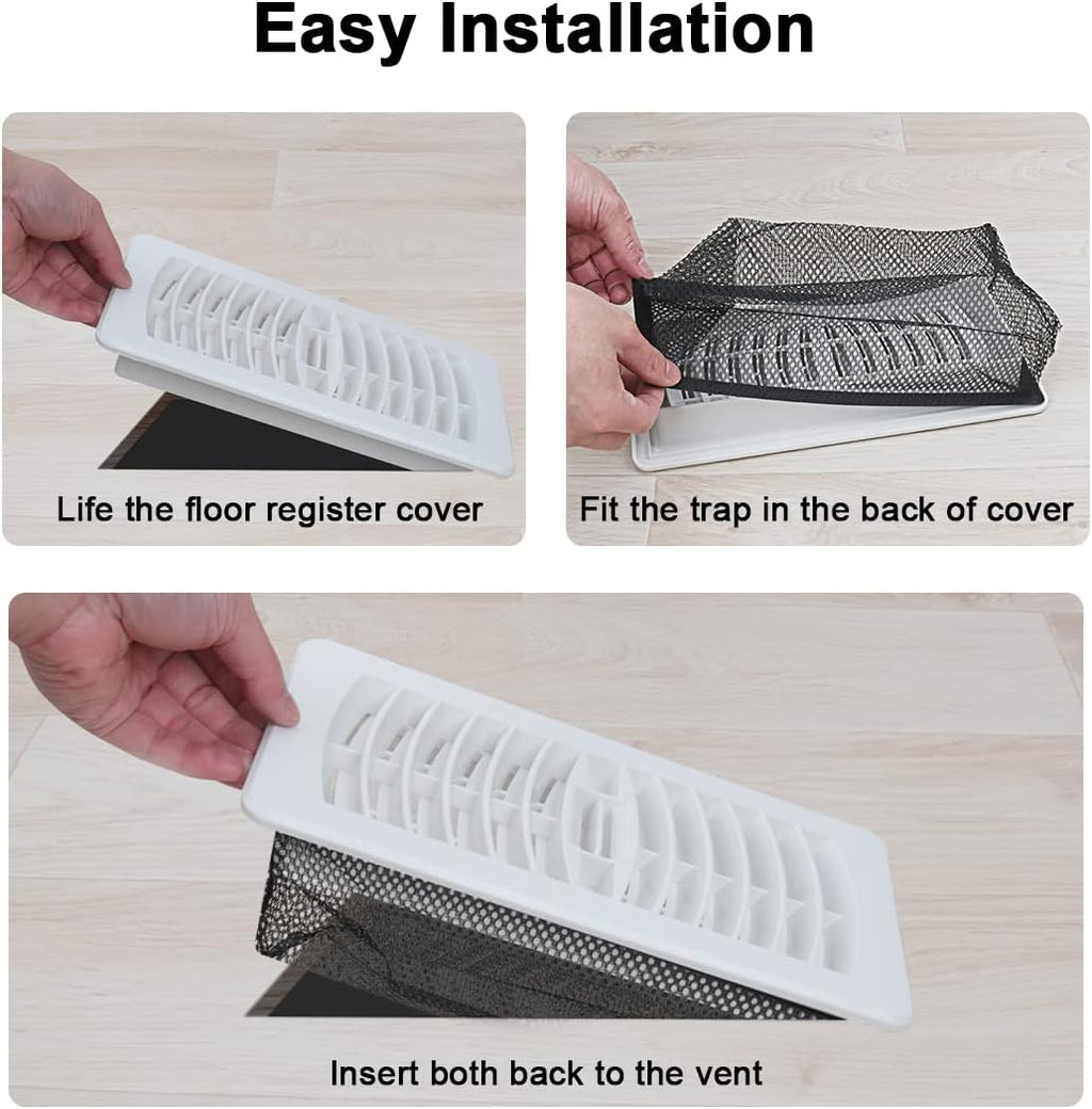 Floor Register Cover Trap, Floor Air Vent Cover Screen for Home