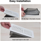 Floor Register Cover Trap, Floor Air Vent Cover Screen for Home
