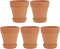 5pcs Red Clay Succulent Pots by Yardenfun