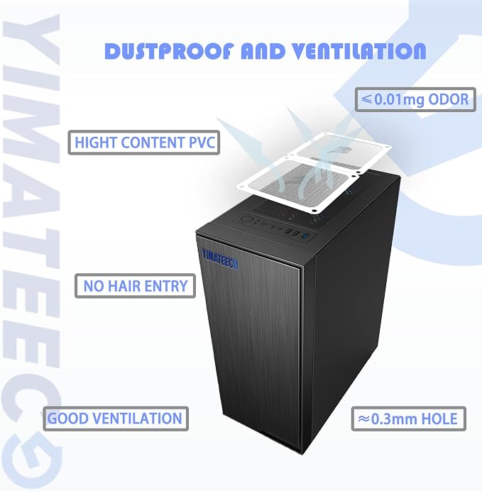 120mm Fan Filter PC Dust Filter Computer Fan Grills Dust Mesh Magnetic Frame PC - Image 5