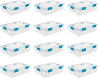 Sterilite 12-Pack Gasket Box, Weather-Resistant Storage Bins - Image 8