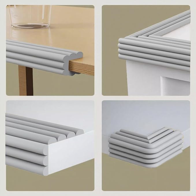 Proof Edges Corner Protector, Soft NBR Rubber Foam Adhesive Cushion, Fireplace - Image 7
