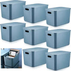 Hoolerry 8 Pieces Colorful Storage Bins